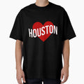 Houston Heart T-Shirt - Novelty Apparel Unisex - T-Shirt, Sweatshirt, Hoodie
