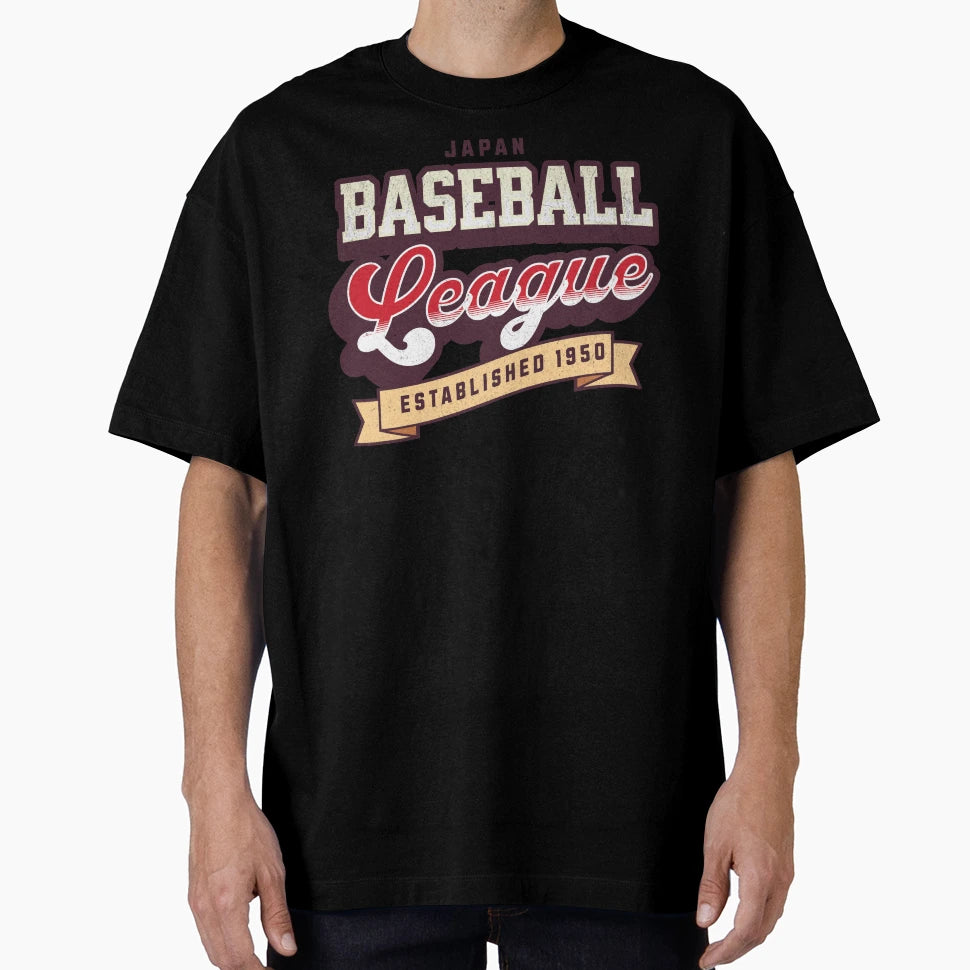 Japanese Baseball League T-Shirt - Novelty Apparel Unisex - T-Shirt, Sweatshirt, Hoodie