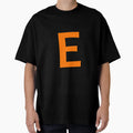 Orange Color Letter E T-Shirt - Aesthetic Graphic Unisex - T-Shirt, Sweatshirt, Hoodie