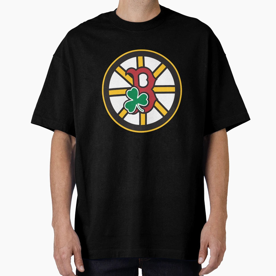 Boston Home Team Colors T-Shirt - Streetwear Style Unisex - T-Shirt, Sweatshirt, Hoodie