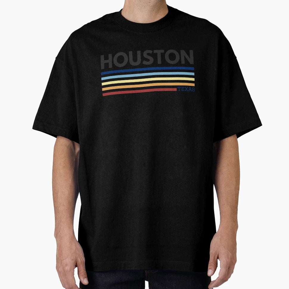 Houston Texas T-Shirt - Custom Art Print Men Women - T-Shirt, Sweatshirt, Hoodie