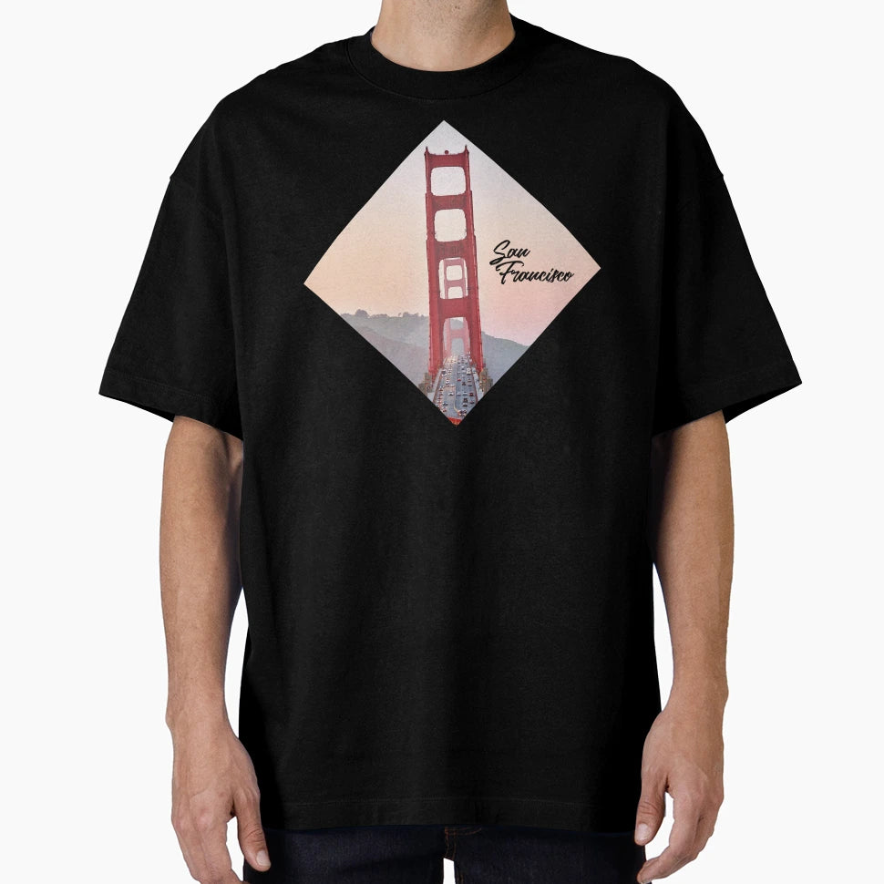 San Francisco California Golden T-Shirt - Casual Everyday Wear for Adults - T-Shirt, Sweatshirt, Hoodie