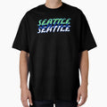Seattle Washington Usa Green White T-Shirt - Aesthetic Graphic for Adults - T-Shirt, Sweatshirt, Hoodie