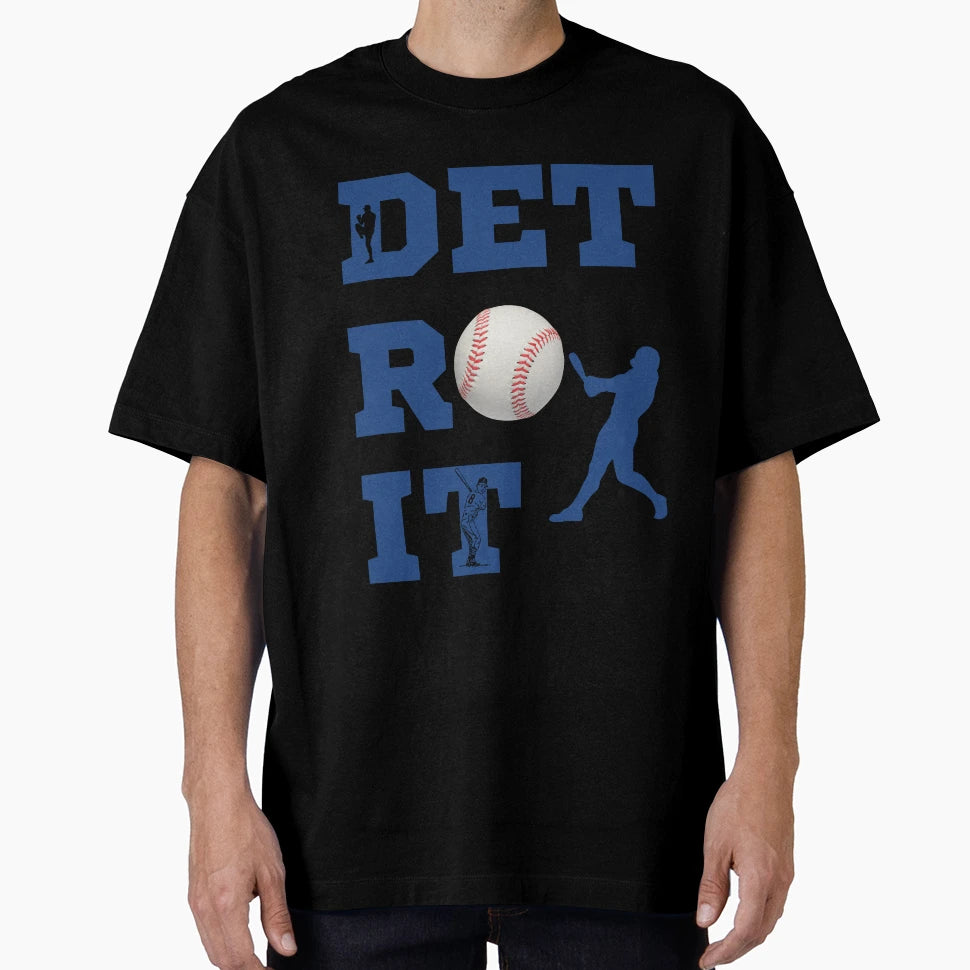 Detroit Sports Detroit Baseball T-Shirt - Graphic Print for Adults - T-Shirt, Sweatshirt, Hoodie