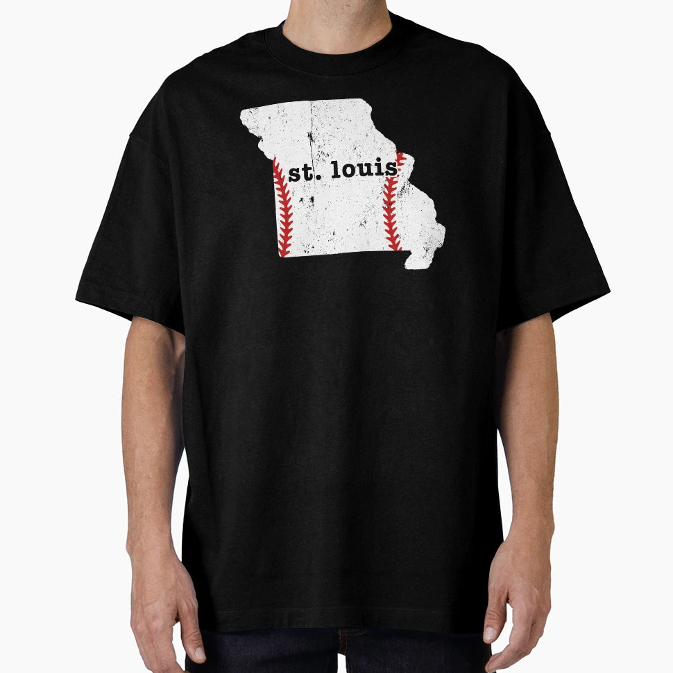St Louis Softball Baseball T-Shirt - Unique Graphic Unisex - T-Shirt, Sweatshirt, Hoodie