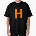 Orange Color Letter H T-Shirt - Novelty Apparel for Adults - T-Shirt, Sweatshirt, Hoodie