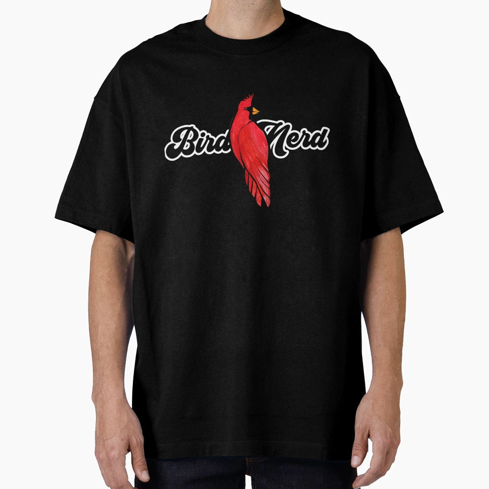 Bird Nerd Cardinal T-Shirt - Custom Art Print Men Women - T-Shirt, Sweatshirt, Hoodie