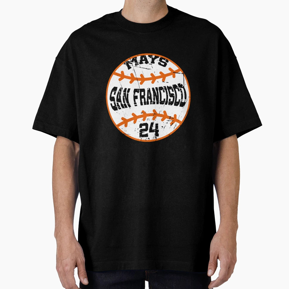 Willie Mays San Francisco Baseball T-Shirt - Graphic Print Men Women - T-Shirt, Sweatshirt, Hoodie