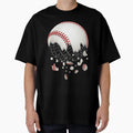 Shattered Baseball T-Shirt - Unique Graphic for Adults - T-Shirt, Sweatshirt, Hoodie