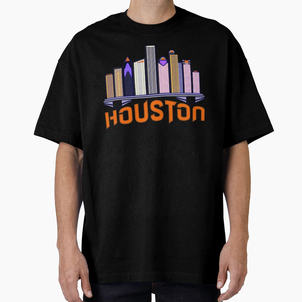 Houston T-Shirt - Minimalist Print Men Women - T-Shirt, Sweatshirt, Hoodie