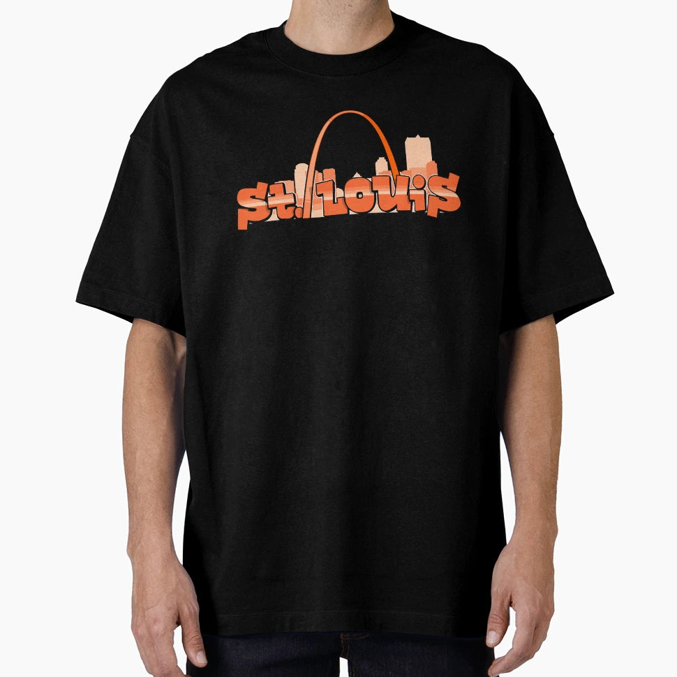 Orange St Louis T-Shirt - Fun Novelty Design for Adults - T-Shirt, Sweatshirt, Hoodie
