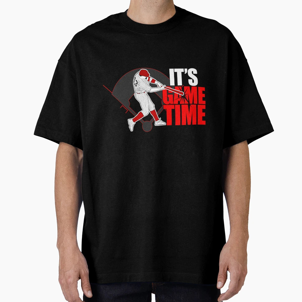 Its Game Time Baseball Red T-Shirt - Casual Everyday Wear Men Women - T-Shirt, Sweatshirt, Hoodie