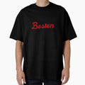 Boston Red And Black T-Shirt - Aesthetic Graphic for Adults - T-Shirt, Sweatshirt, Hoodie