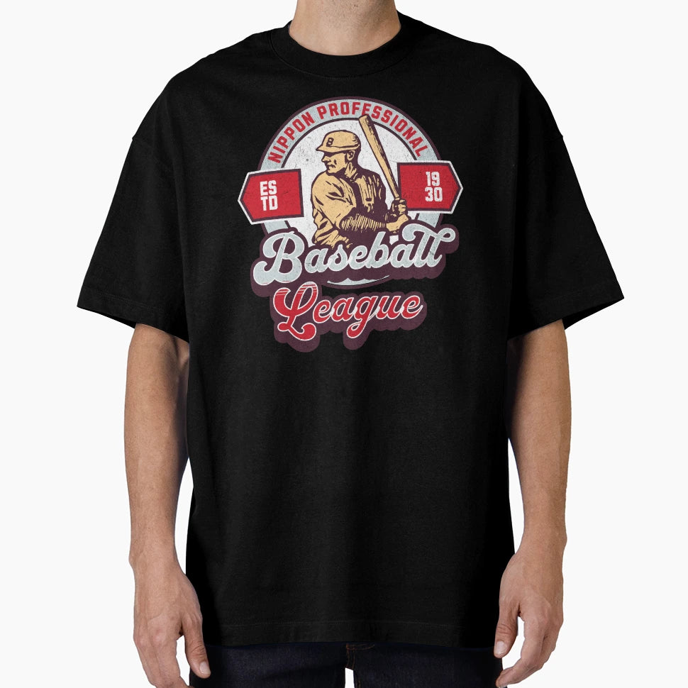 Nippon Baseball League T-Shirt - Novelty Apparel for Adults - T-Shirt, Sweatshirt, Hoodie