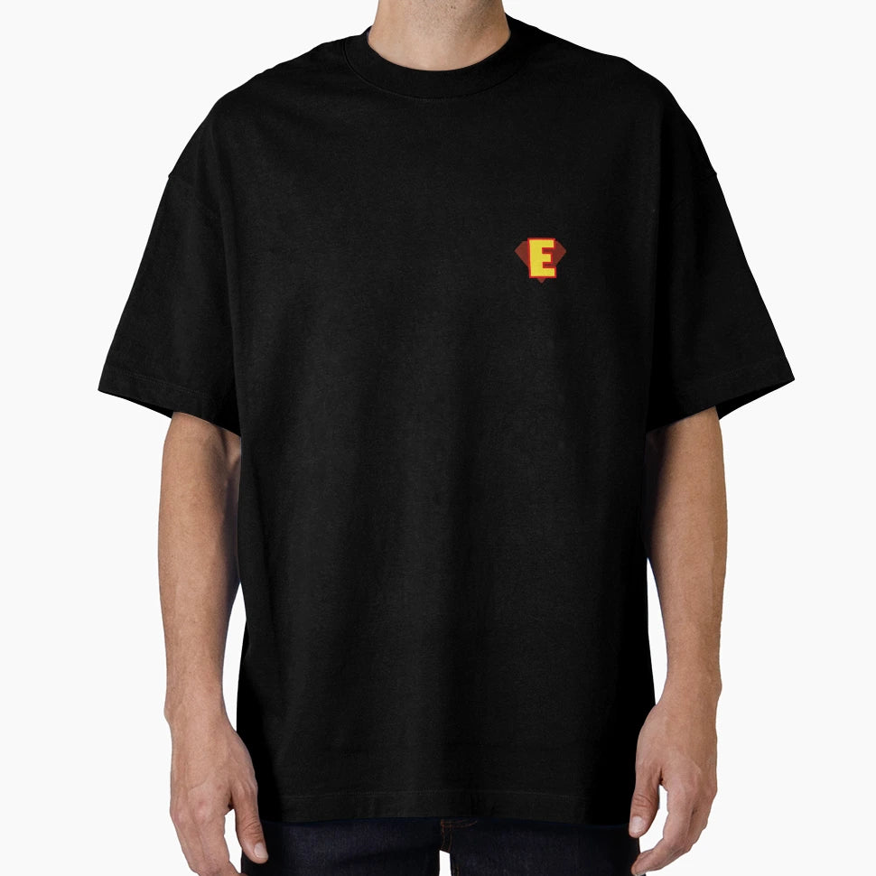Super E Personalized Everyday Superhero T-Shirt - Trendy Graphic Men Women - T-Shirt, Sweatshirt, Hoodie