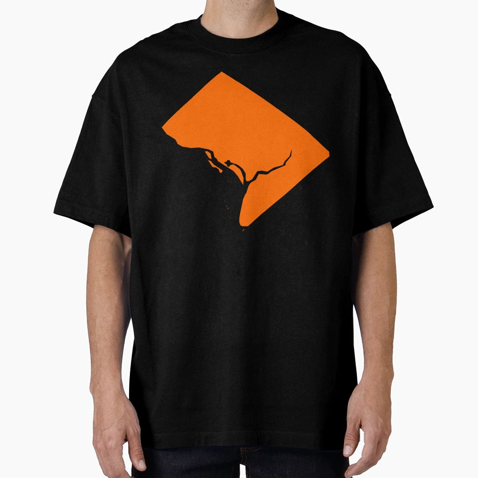 Orange Washington Dc T-Shirt - Aesthetic Graphic Unisex - T-Shirt, Sweatshirt, Hoodie