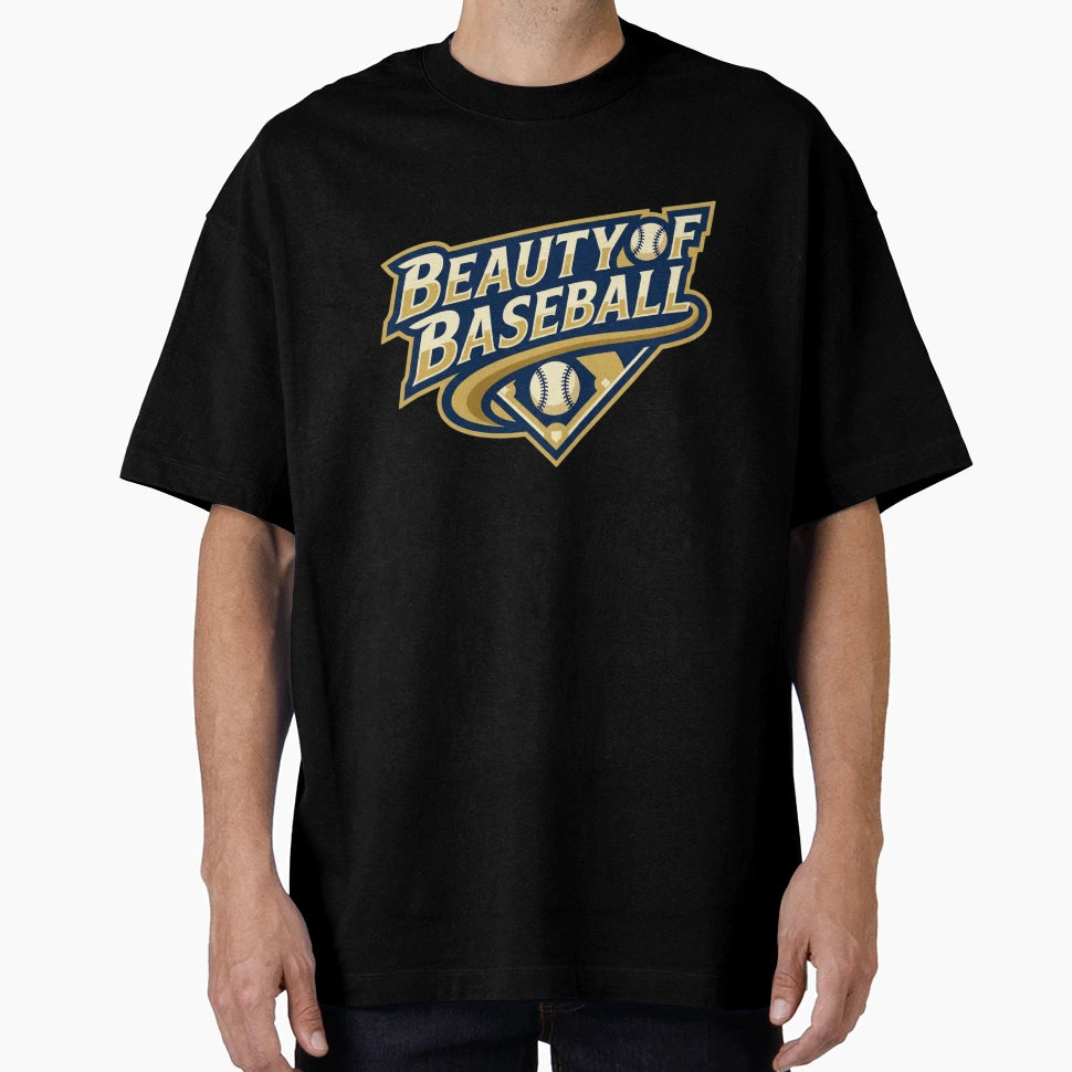 Beauty Baseball T-Shirt - Minimalist Print for Adults - T-Shirt, Sweatshirt, Hoodie