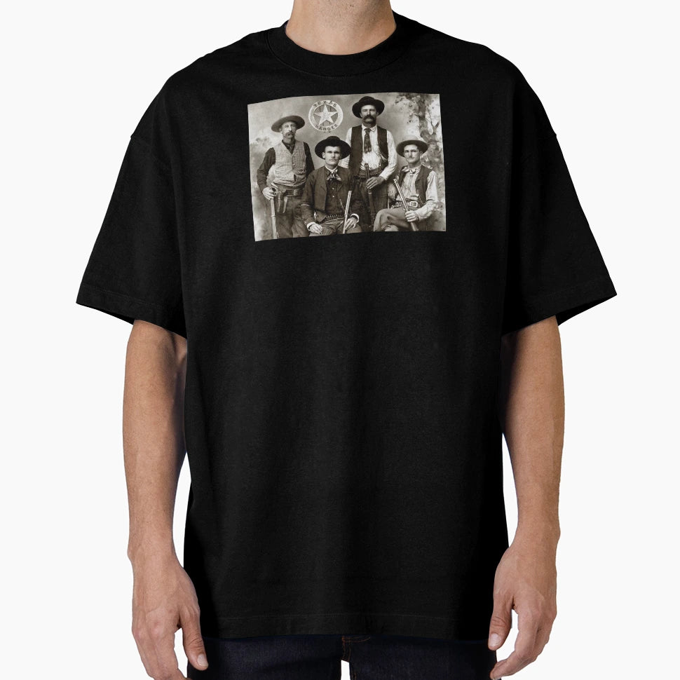 Heavily Armed Texas Rangers Lawmen T-Shirt - Fun Novelty Design Men Women - T-Shirt, Sweatshirt, Hoodie