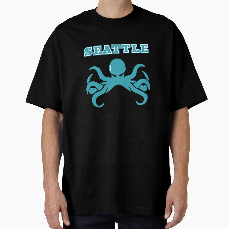 Kraken Seattle Fans High Quality T-Shirt - Custom Art Print for Adults - T-Shirt, Sweatshirt, Hoodie