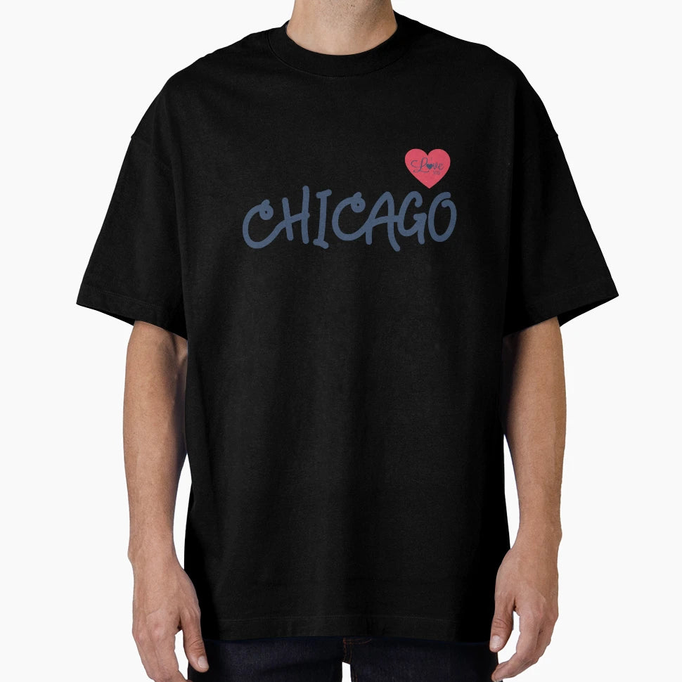 Chicago Love T-Shirt - Fun Novelty Design Unisex - T-Shirt, Sweatshirt, Hoodie