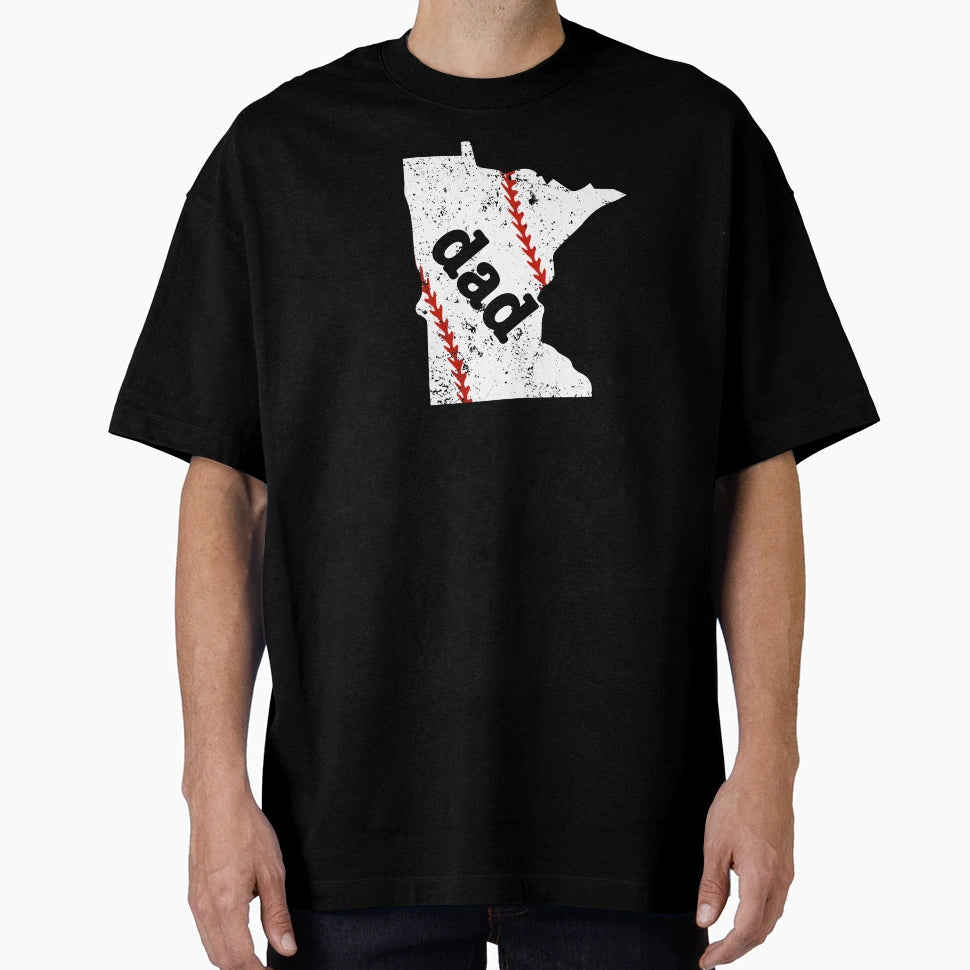 Baseball Dad Minnesota Softball Dad T-Shirt - Fun Novelty Design Unisex - T-Shirt, Sweatshirt, Hoodie