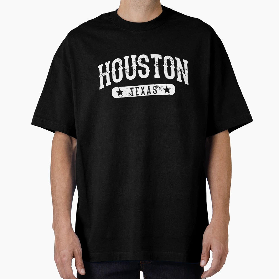 Houston Texas T-Shirt - Minimalist Print Unisex - T-Shirt, Sweatshirt, Hoodie