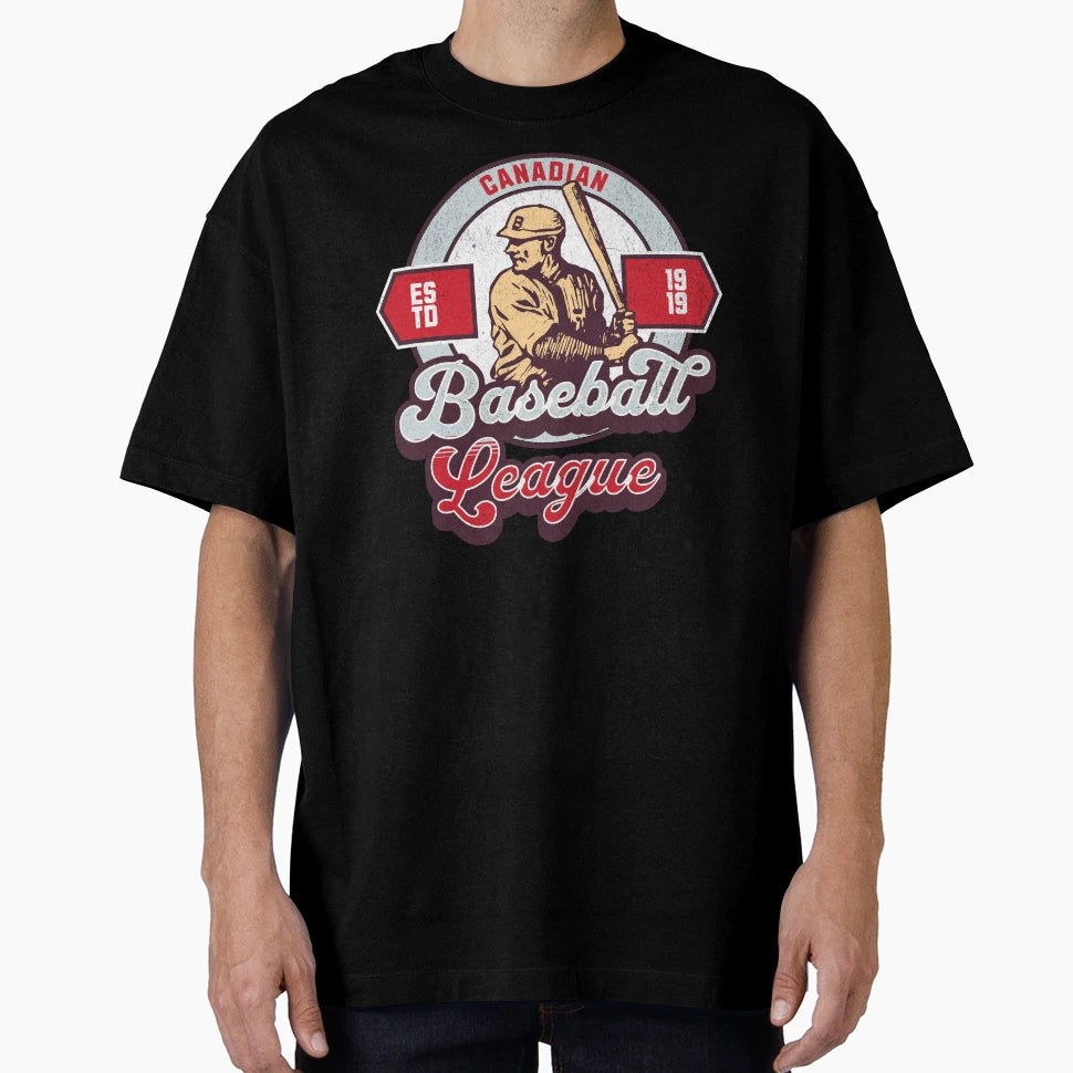 Canadian Baseball League T-Shirt - Fun Novelty Design for Adults - T-Shirt, Sweatshirt, Hoodie