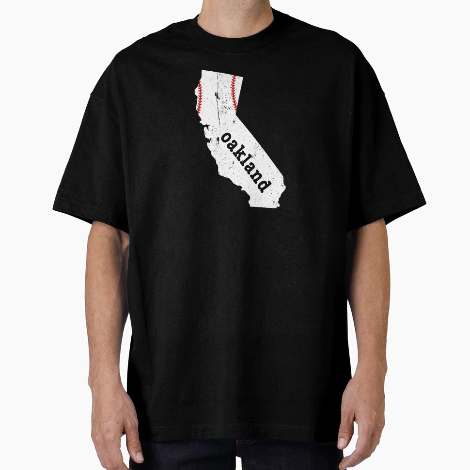 Oakland Softball Baseball T-Shirt - Minimalist Print Men Women - T-Shirt, Sweatshirt, Hoodie