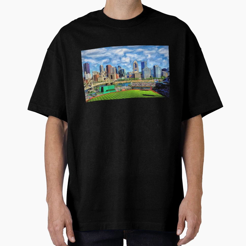 Pittsburgh Skyline Pnc Field T-Shirt - Trendy Graphic for Adults - T-Shirt, Sweatshirt, Hoodie
