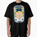 Baseball Blue Pinstripes Rhubarb T-Shirt - Fun Novelty Design Men Women - T-Shirt, Sweatshirt, Hoodie