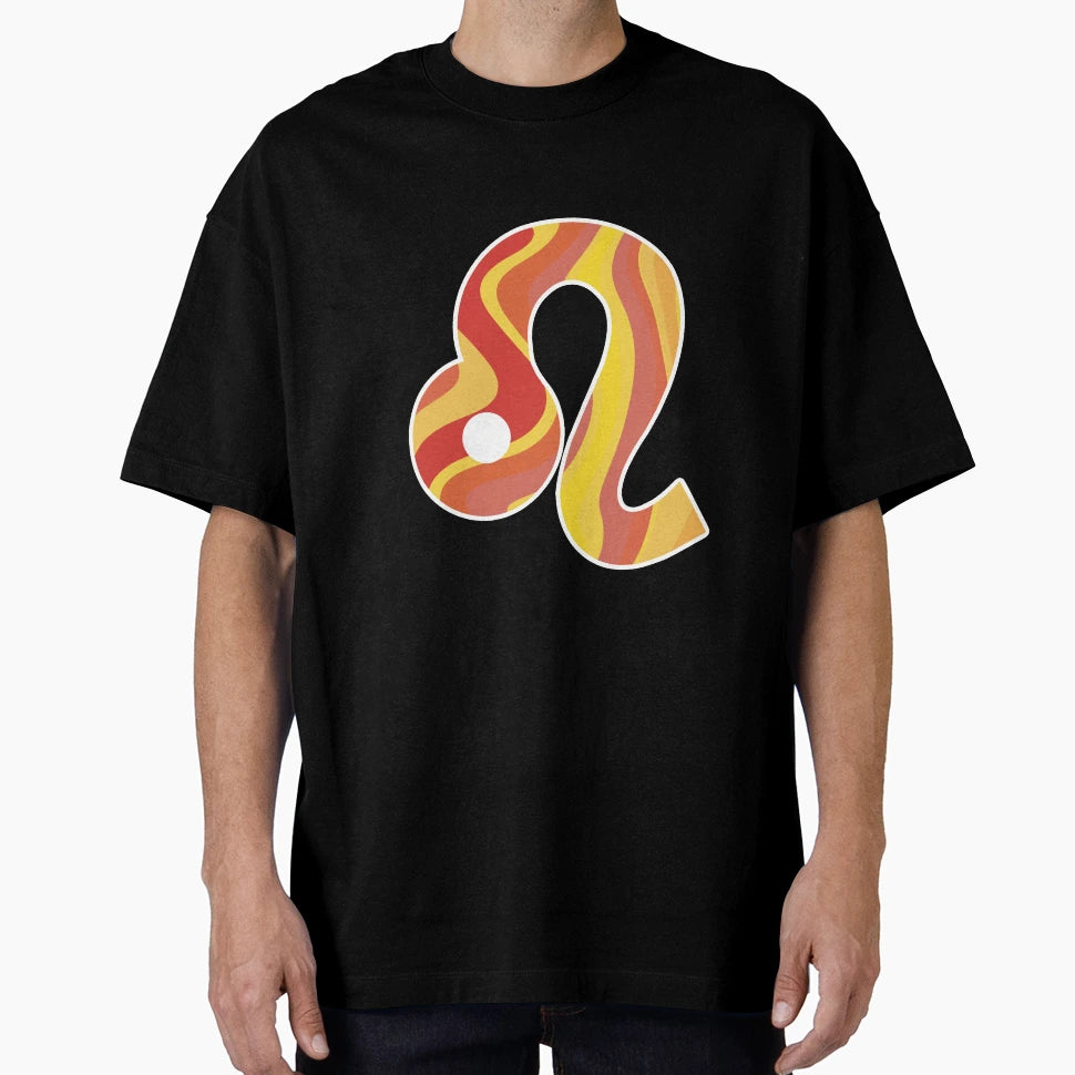 Leo Zodiac Sign T-Shirt - Aesthetic Graphic for Adults - T-Shirt, Sweatshirt, Hoodie
