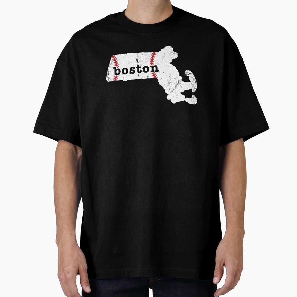 Boston Softball Baseball T-Shirt - Minimalist Print Men Women - T-Shirt, Sweatshirt, Hoodie