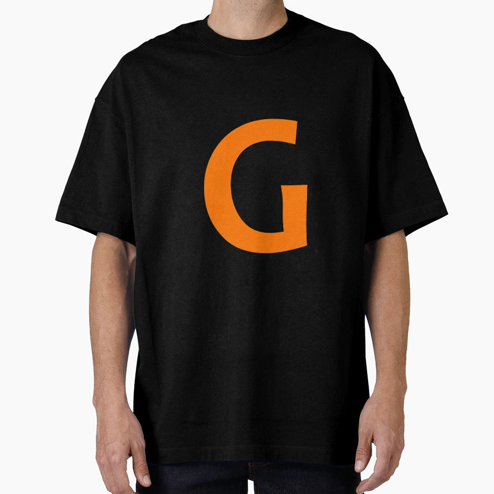 Orange Color Letter G T-Shirt - Streetwear Style for Adults - T-Shirt, Sweatshirt, Hoodie