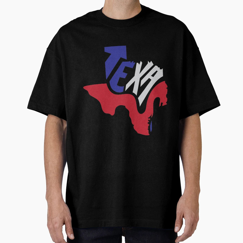 Texas Typography T-Shirt - Novelty Apparel for Adults - T-Shirt, Sweatshirt, Hoodie