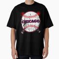 Chicago American Baseball Destressed T-Shirt - Unique Graphic for Adults - T-Shirt, Sweatshirt, Hoodie