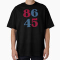 Anti Trump 2024 Bumper 86 45 T-Shirt - Novelty Apparel Unisex - T-Shirt, Sweatshirt, Hoodie