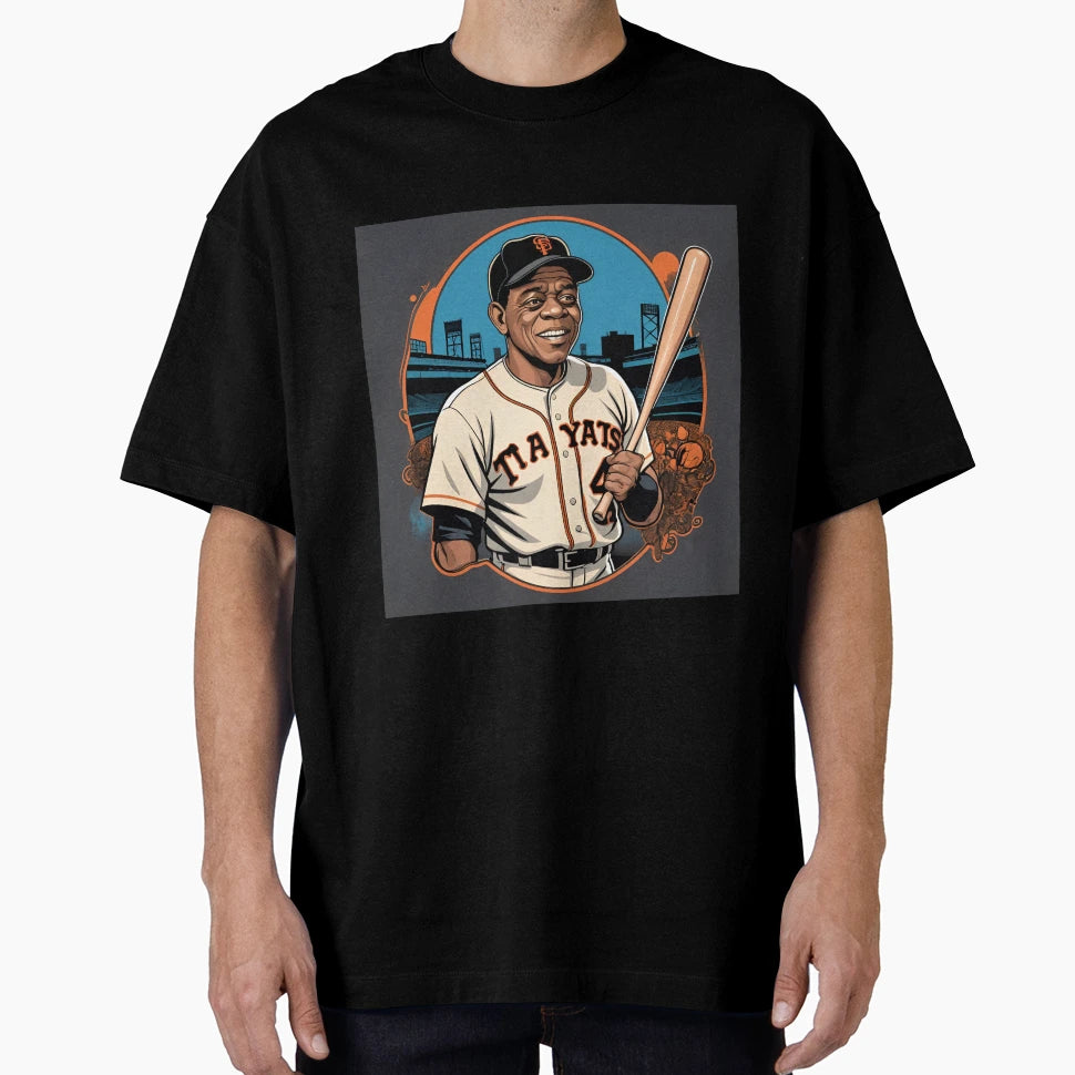 Willie Mays Legendary Baseball T-Shirt - Casual Everyday Wear Men Women - T-Shirt, Sweatshirt, Hoodie