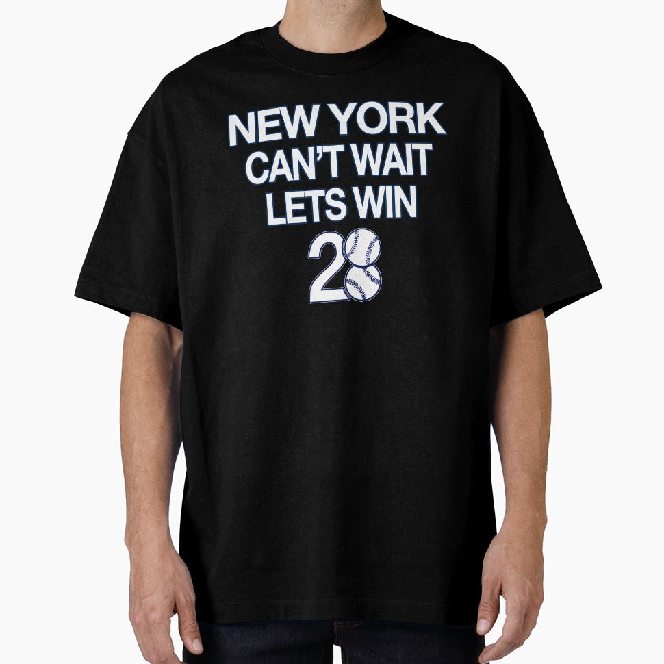 New York Cant Wait 28 Ball Art T-Shirt - Aesthetic Graphic Unisex - T-Shirt, Sweatshirt, Hoodie