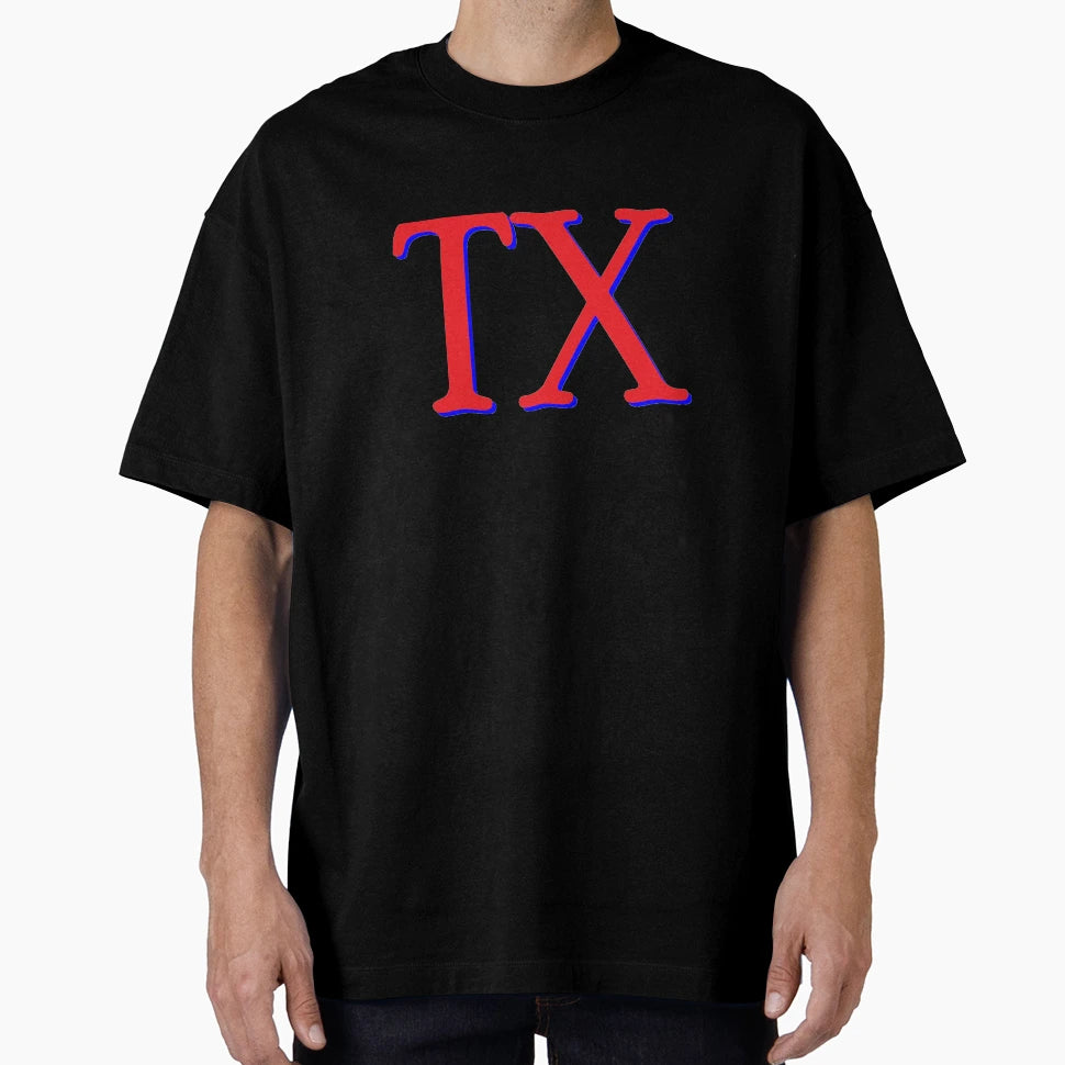 Red And Blue Texas T-Shirt - Minimalist Print for Adults - T-Shirt, Sweatshirt, Hoodie
