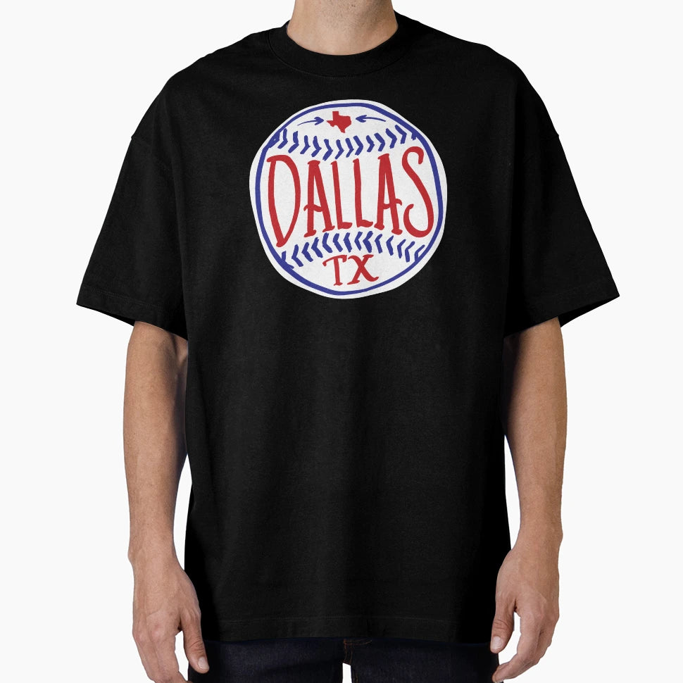 Dallas Texas Hand Illustrated T-Shirt - Casual Everyday Wear Unisex - T-Shirt, Sweatshirt, Hoodie