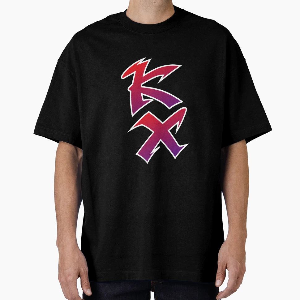 Kawasaki Red Purple Kx Logo T-Shirt - Trendy Graphic Men Women - T-Shirt, Sweatshirt, Hoodie