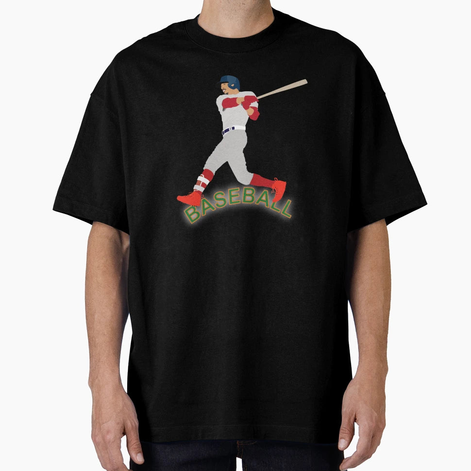 Baseball Player Action T-Shirt - Streetwear Style for Adults - T-Shirt, Sweatshirt, Hoodie