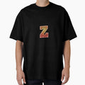 Alphabets Doodle College Jersey T-Shirt - Minimalist Print for Adults - T-Shirt, Sweatshirt, Hoodie
