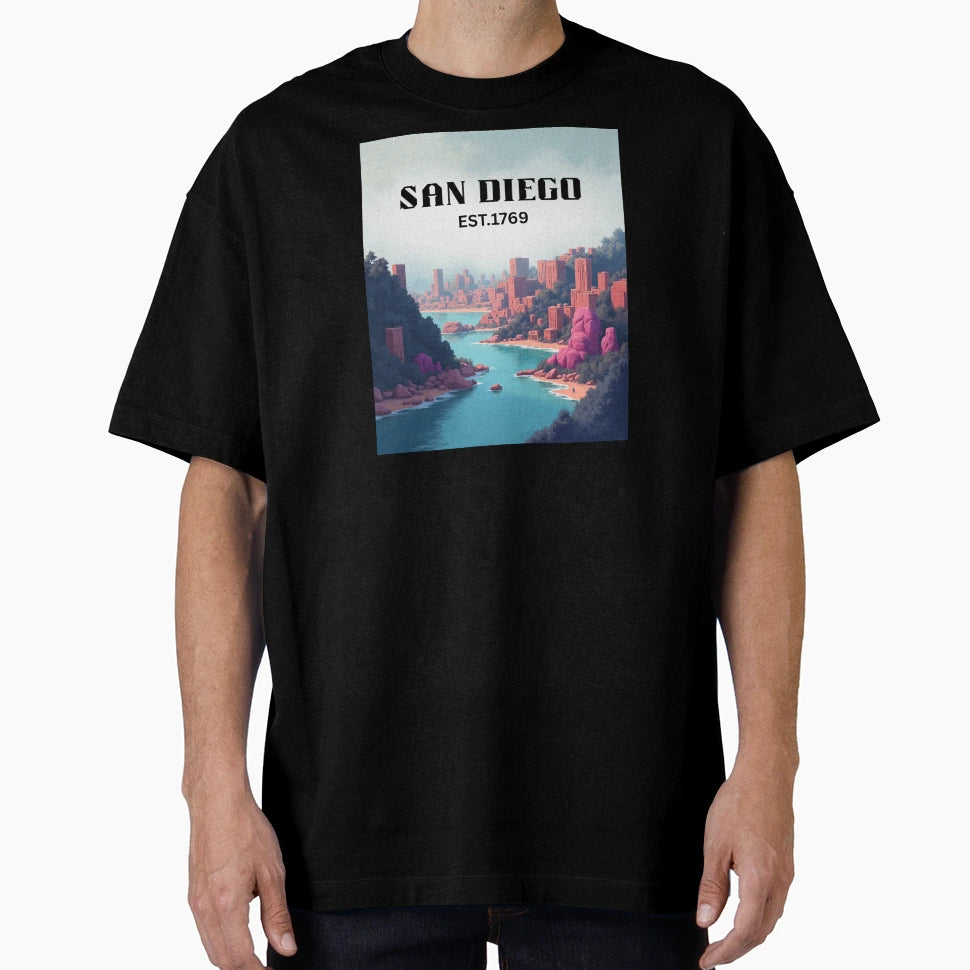 San Diego California Beach T-Shirt - Casual Everyday Wear Men Women - T-Shirt, Sweatshirt, Hoodie