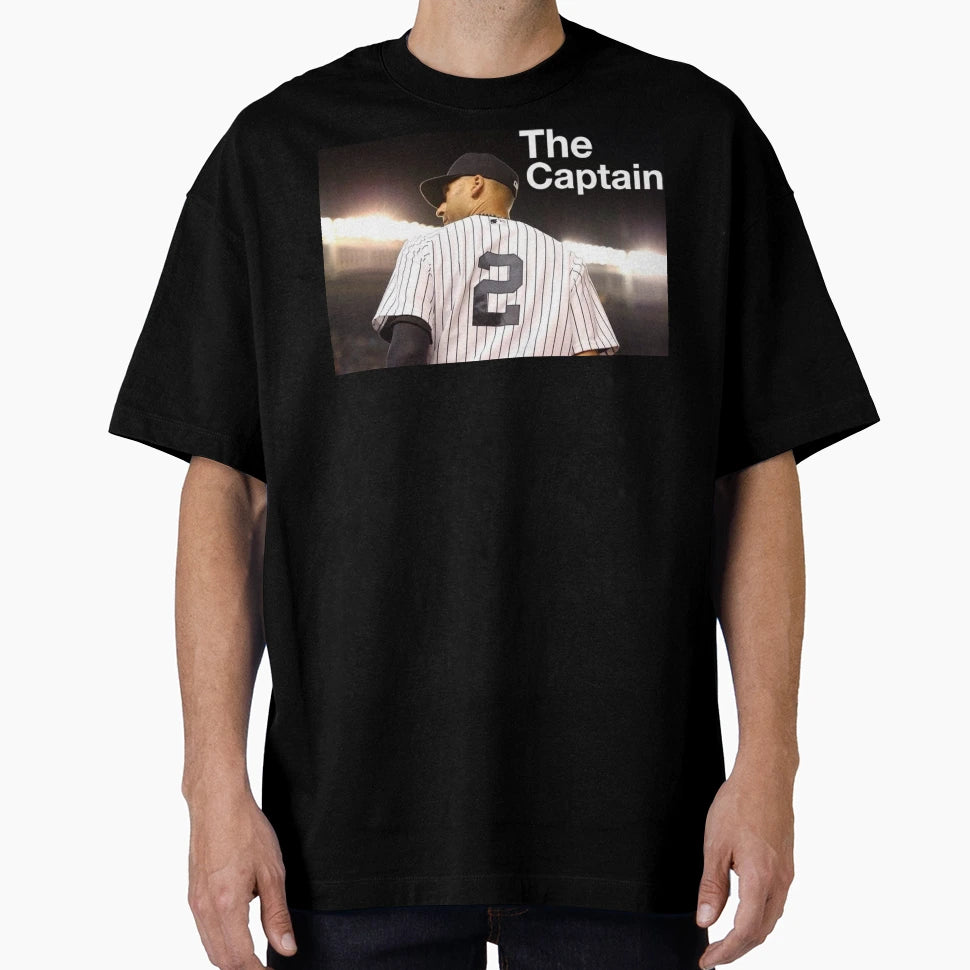 Captain Derek Jeter Nyy T-Shirt - Aesthetic Graphic for Adults - T-Shirt, Sweatshirt, Hoodie