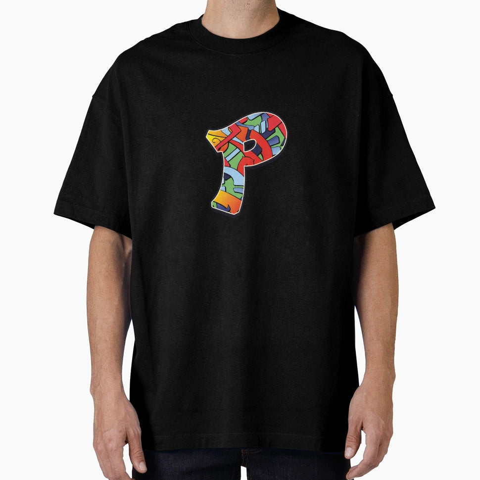Letter P Color T-Shirt - Streetwear Style Men Women - T-Shirt, Sweatshirt, Hoodie