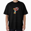 Letter P Color T-Shirt - Streetwear Style Men Women - T-Shirt, Sweatshirt, Hoodie