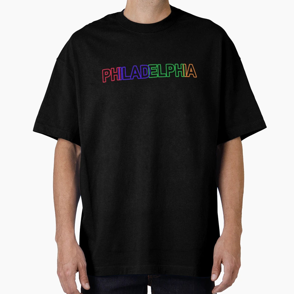 Philadelphia Neon T-Shirt - Minimalist Print Unisex - T-Shirt, Sweatshirt, Hoodie