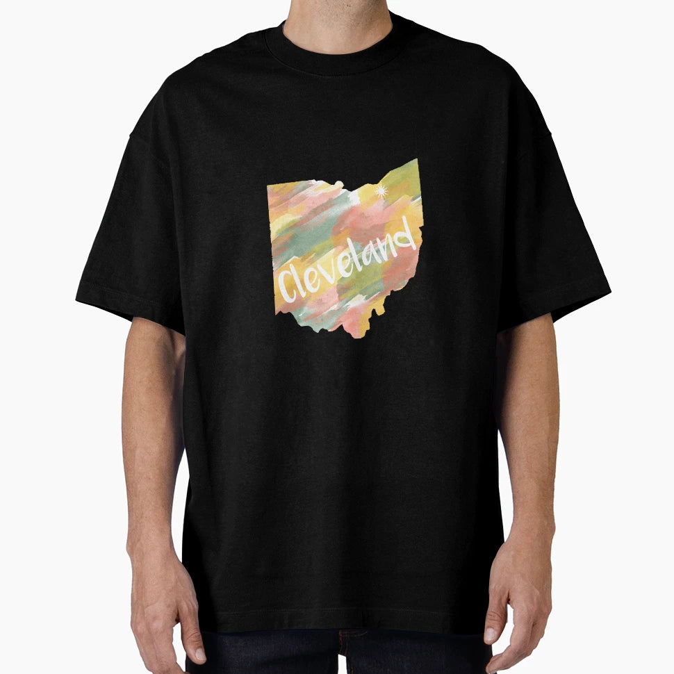 Cleveland Ohio T-Shirt - Unique Graphic for Adults - T-Shirt, Sweatshirt, Hoodie