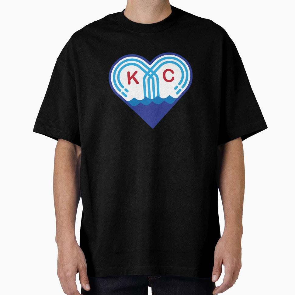 Kansas City Fountain Heart T-Shirt - Graphic Print Unisex - T-Shirt, Sweatshirt, Hoodie